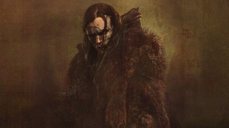 Jacob Elordi as the Creature on Frankenstein (2025) promo art