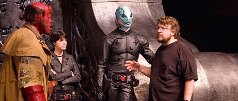 Guillermo del Toro directing Hellboy 2