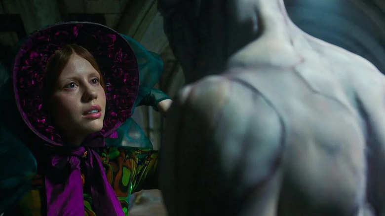 Elizabeth meets the Creature in Frankenstein