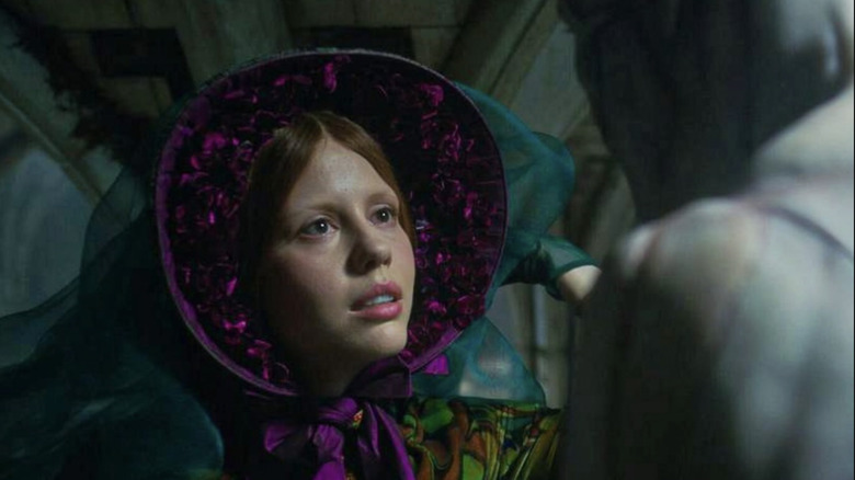 Elizabeth lays eyes on the Creature for the first time in Frankenstein