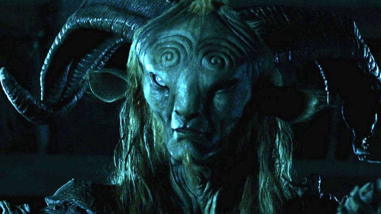 Gros plan du faune dans le labyrinthe de Pan