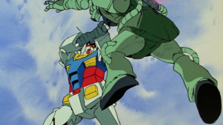 Still from Mobile Suit Gundam