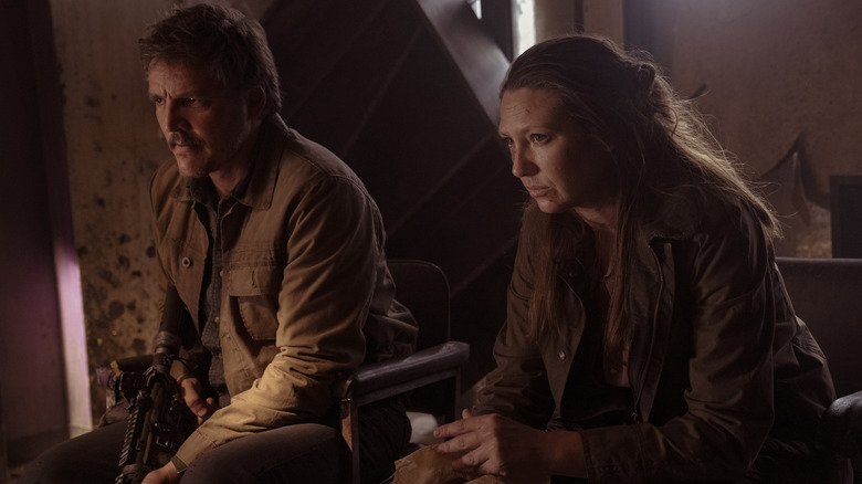 Pedro Pascal and Anna Torv in The Last of Us