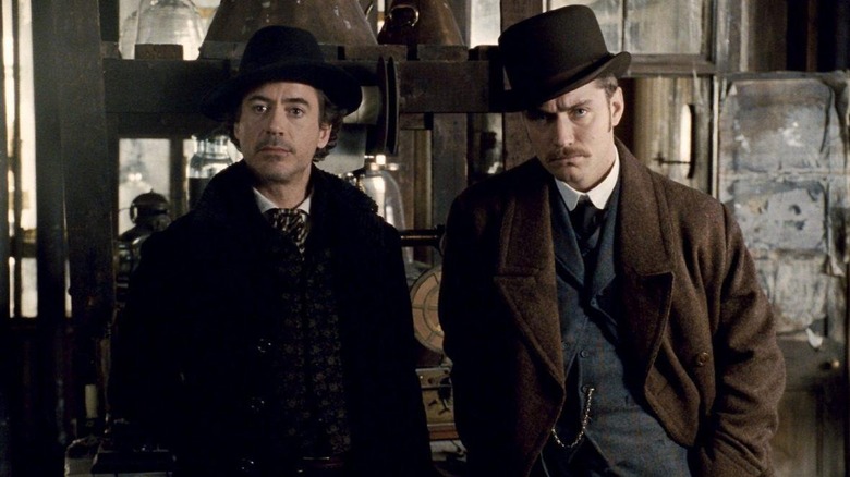Robert Downey Jr. and Jude Law.