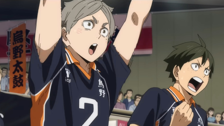 Haikyuu!! The Dumpster Battle cheer