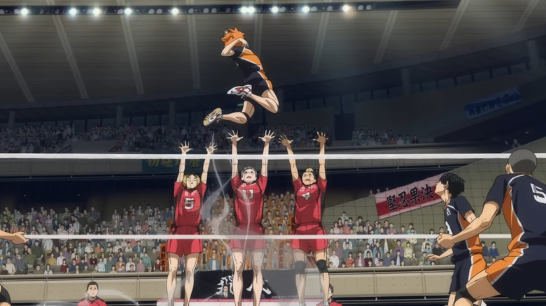 Haikyuu!! The Dumpster Battle spike