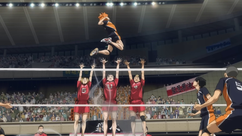 Haikyuu!! The Dumpster Battle spike