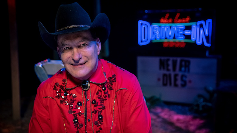 Joe Bob Briggs, host of The Last Drive-In