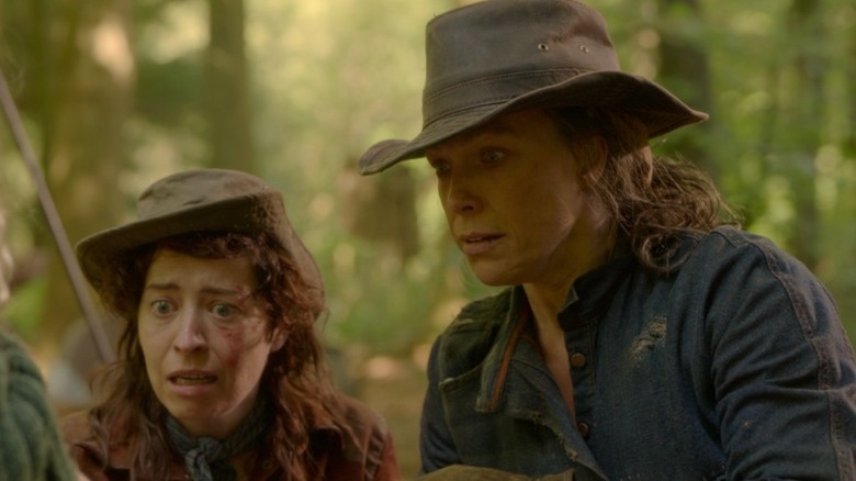Caoimhe Farren and Hannah Waddingham in Willow