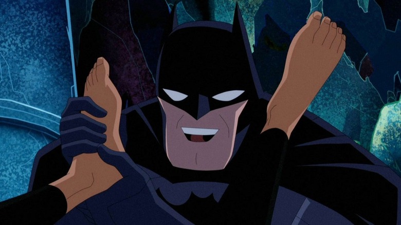 Batman Catwoman foot massage