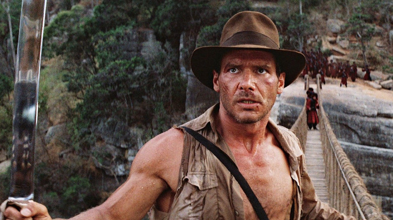 Harrison Ford in Indiana Jones and the Temple of Doom