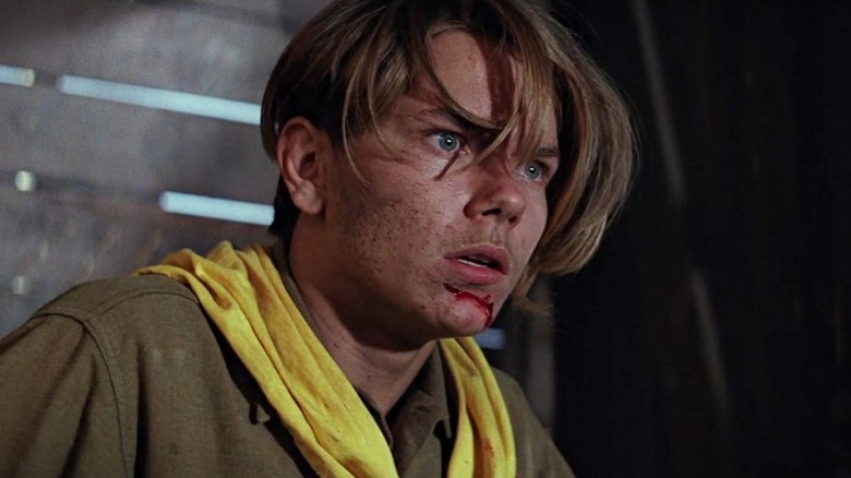 River Phoenix as Young Indy in Last Crusade