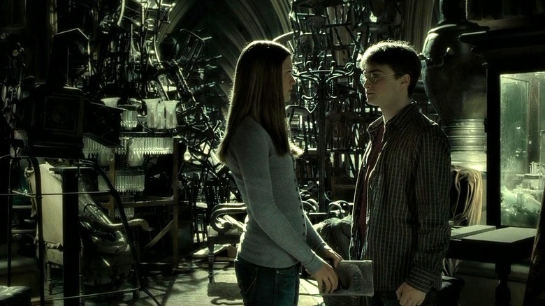 Ginny and Harry in Harry Potter and the Half-Blood Prince