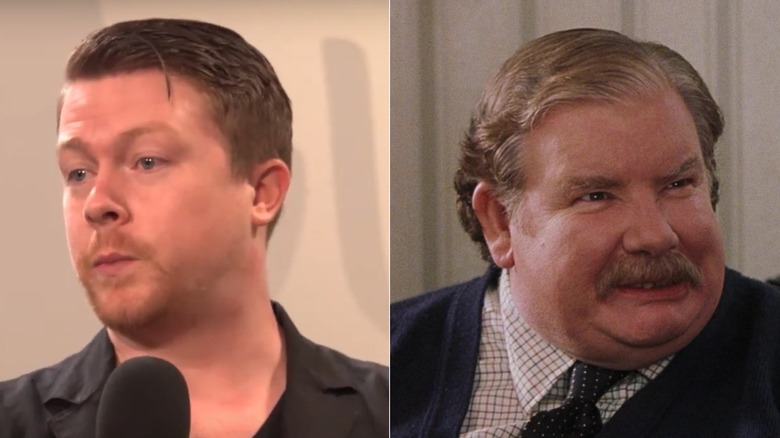 Daniel Rigby on the YouTube talk show BUILD Series LDN; Richard Griffiths' Uncle Vernon lectures Harry in Harry Potter and the Sorcerer's Stone.