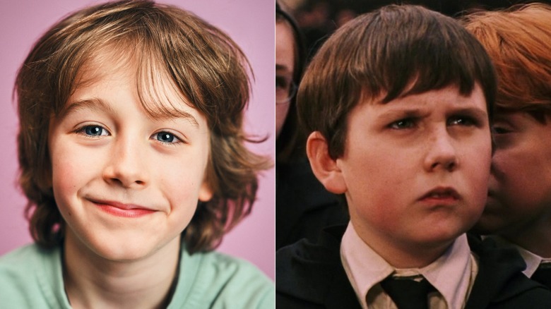 Rory Wilmot's official headshot from the HBO press release; Matthew lewis' Neville looks confused by Hogwarts orientation in Harry Potter and the Sorcerer's Stone.