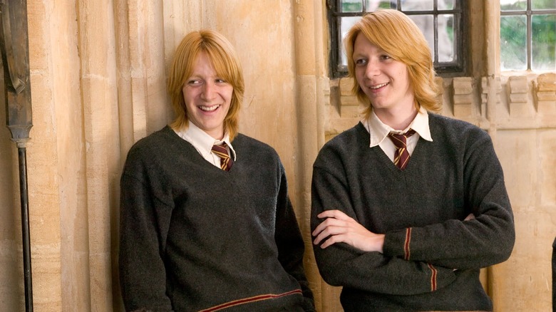 Weasley Twins smiling
