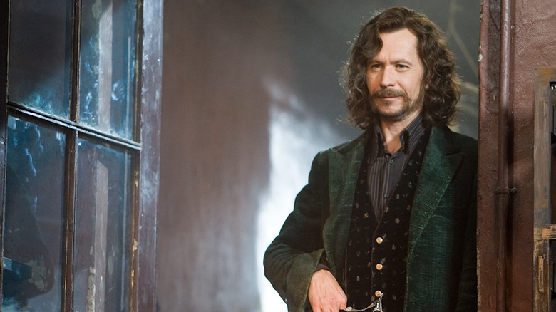 Sirius in a doorway in Harry Potter and the Order of the Phoenix