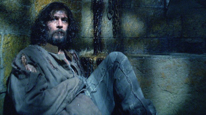 Sirius in Azkaban in Harry Potter and the Prisoner of Azkaban