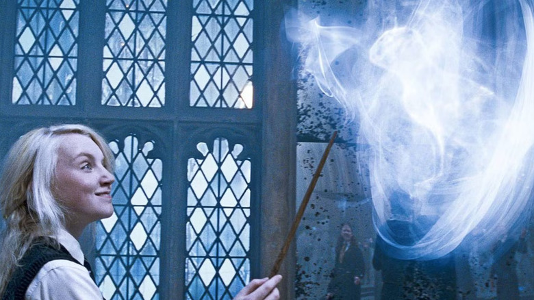 Luna casting her hare Patronus in Harry Potter and the Order of the Phoenix