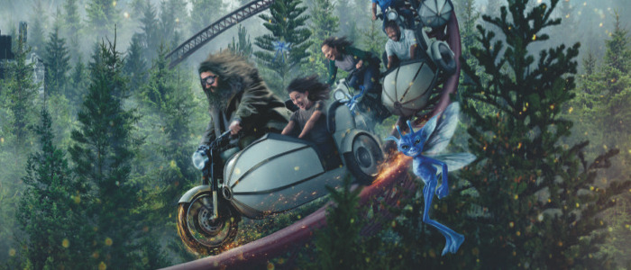 Harry Potter theme park ride