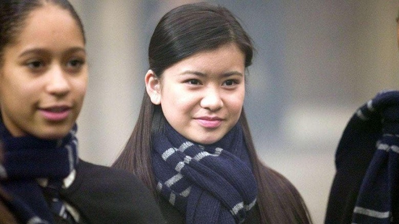 Goblet of Fire, Cho Chang surrounded by her fellow Ravenclaws