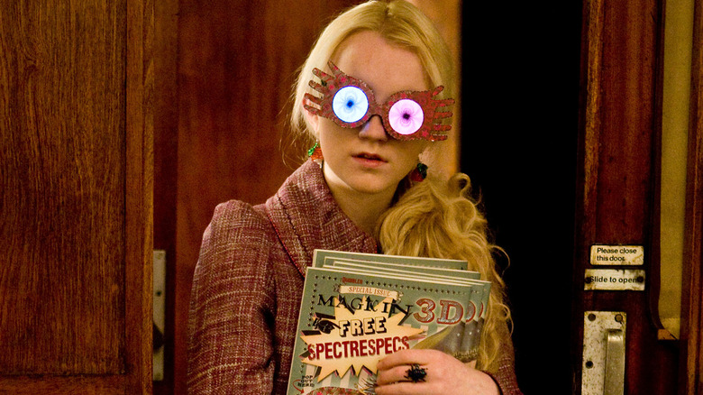 Harry Potter and the Order of the Phoenix, Luna Lovegood wearing magic glasses