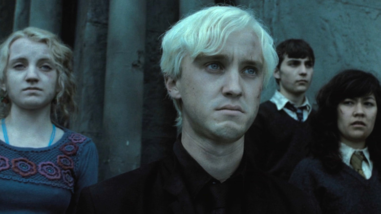 Malfoy deciding whether to join Voldemort in Harry Potter and the Death Hallows: Part 2