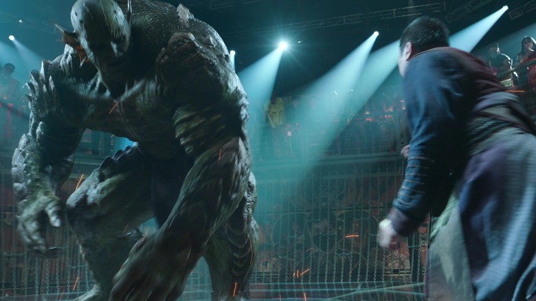 Tim Roth and Benedict Wong in Shang-Chi and the Legend of the Ten Rings