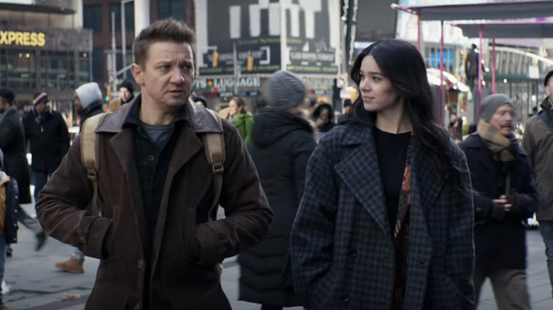 Clint Barton and Kate Bishop