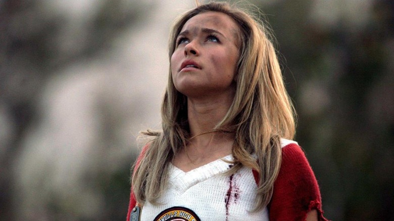 Claire looking up at the sky in Heroes