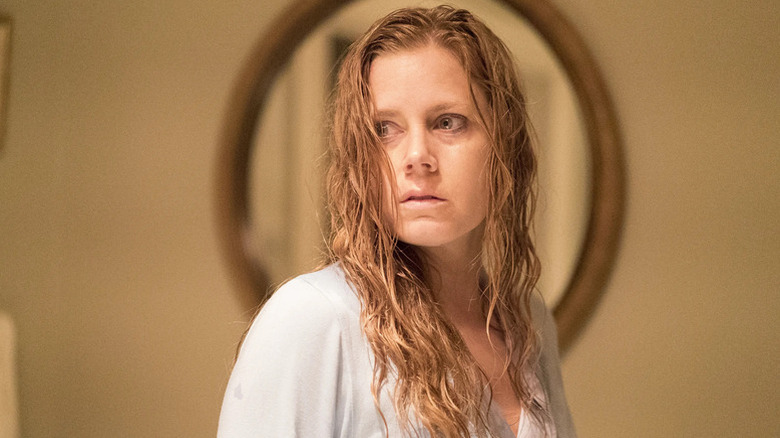 Amy Adams with wet hair as Camille Preaker in Sharp Objects