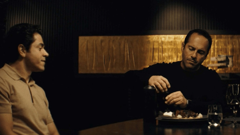 "Dimitri" and Kosta in "The Tourist"