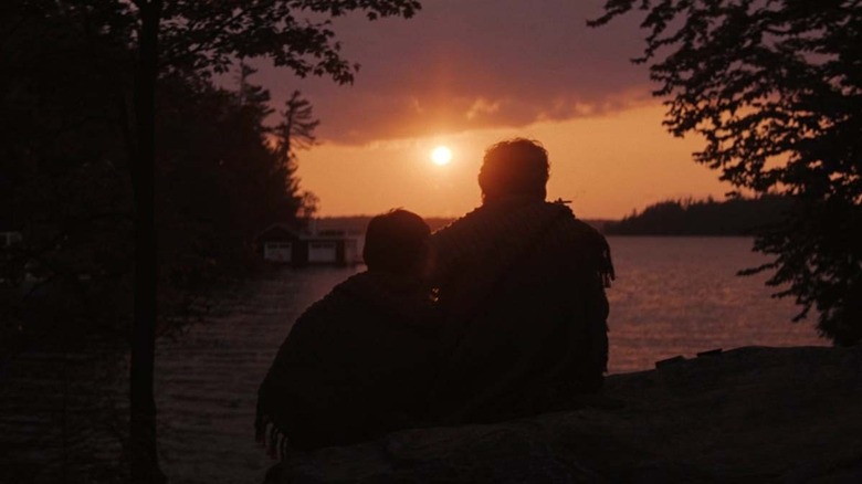 Shane and Ilya watching the sun rise in Heated Rivalry