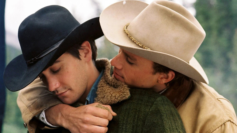 Jake Gyllenhaal and Heath Ledger in Brokeback Mountain