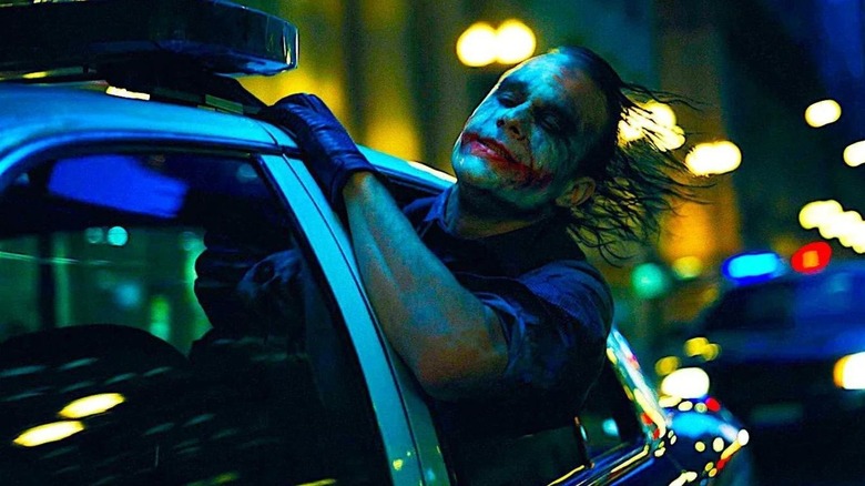 Heath Ledger as the Joker in The Dark Knight
