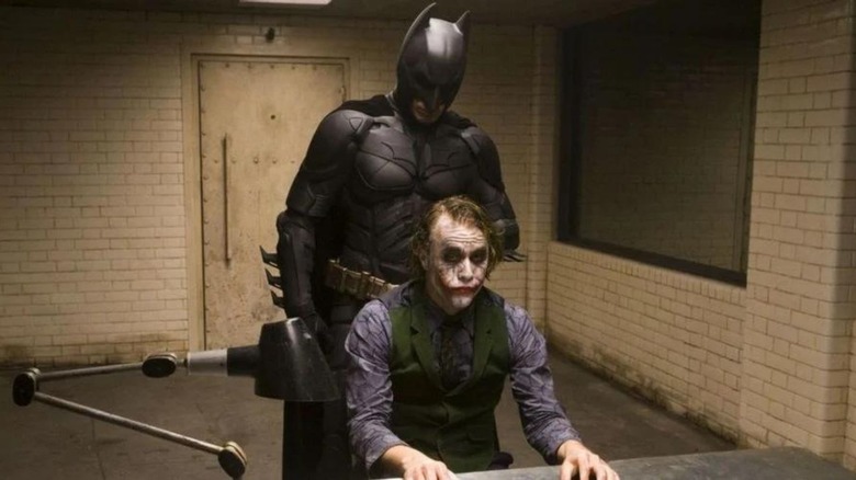 Heath Ledger's First Scene With Christian Bale Set The Standard For The Dark  Knight's Joker