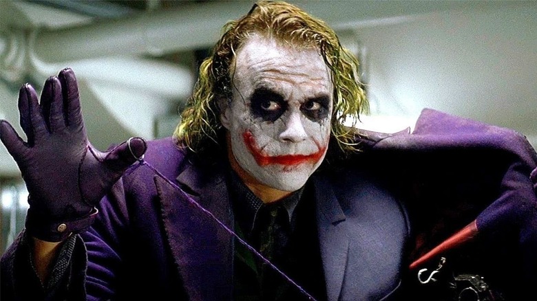 Heath Ledger as the Joker in The Dark Knight