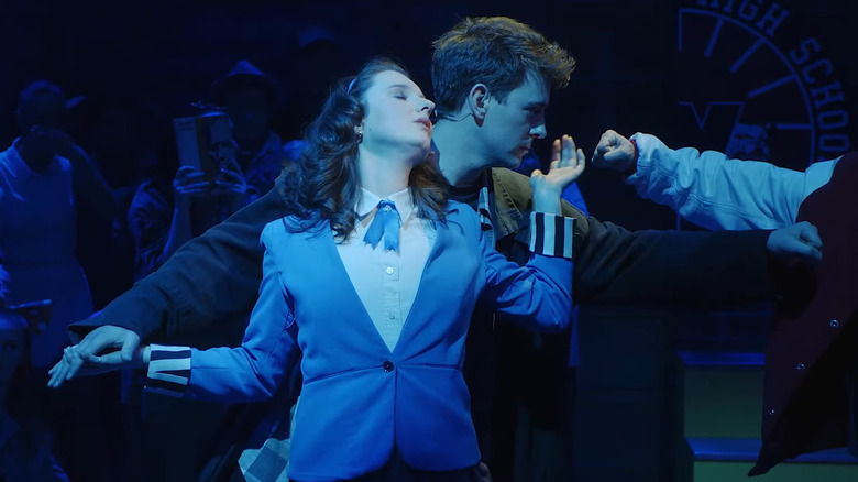 Ailsa Davidson as Veronica and Simon Gordon J.D in Heathers The Musical