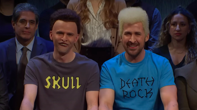 Mikey Day and Ryan Gosling as Beavis and Butt-Head