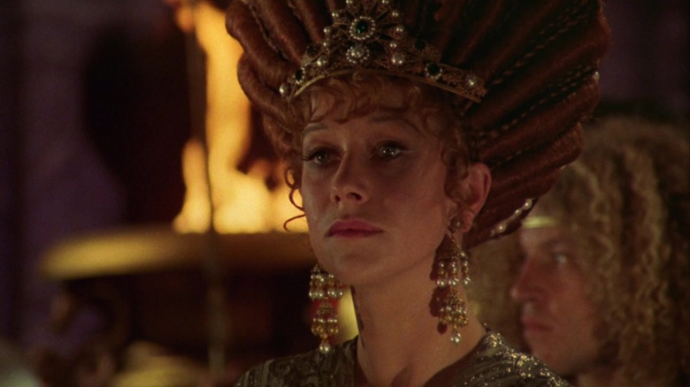 Caesonia in a headdress in Caligula