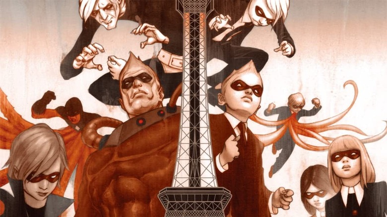 Umbrella Academy comic book cover