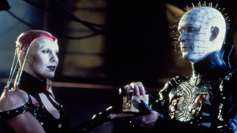 Angelique and Pinhead in Hellraiser IV : Bloodline
