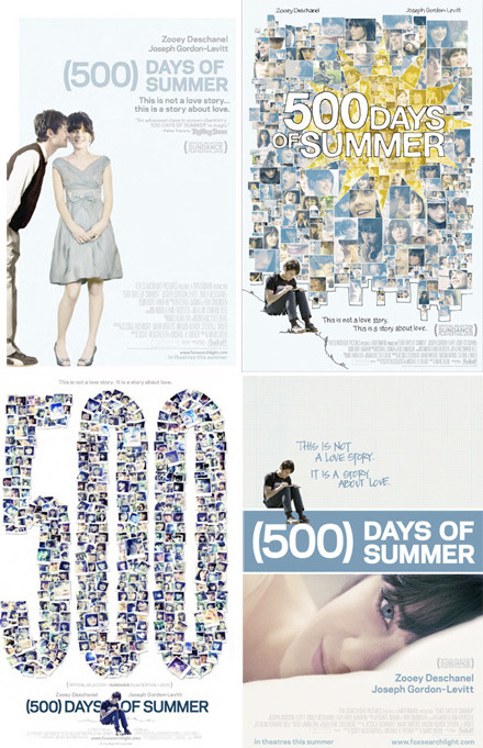 500 days of summer posters