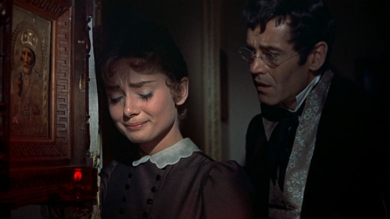 Audrey Hepburn and Henry Fonda in War and Peace