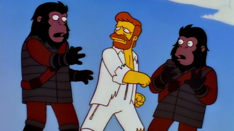 The Simpsons apes