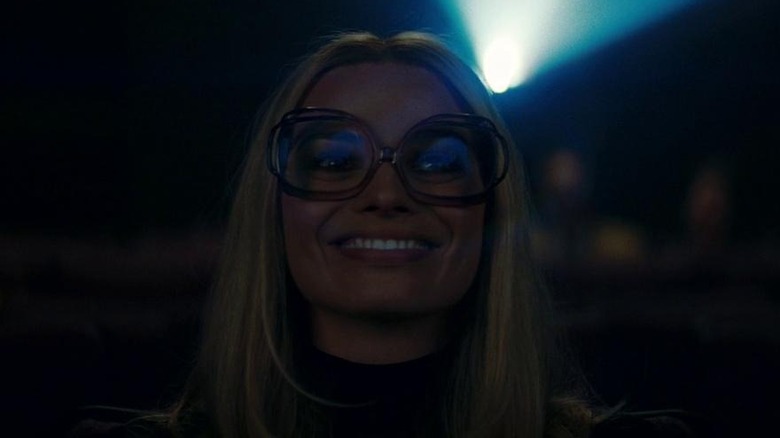 Sharon Tate watching a movie once in Hollywood