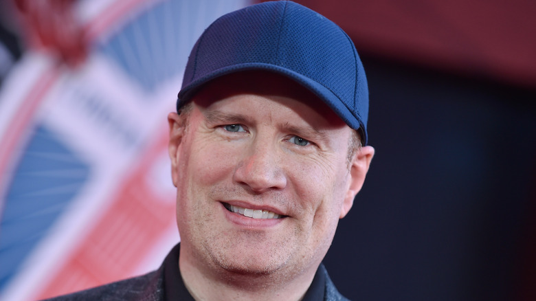 Kevin Feige on the red carpet
