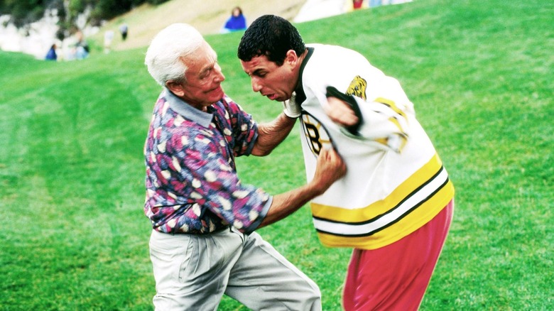 Bob Barker and Adam Sandler in Happy Gilmore