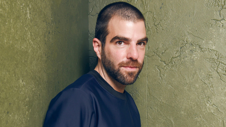 Zachary Quinto with beard