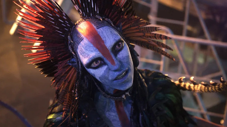 Varang studies her foes in Avatar: Fire and Ash